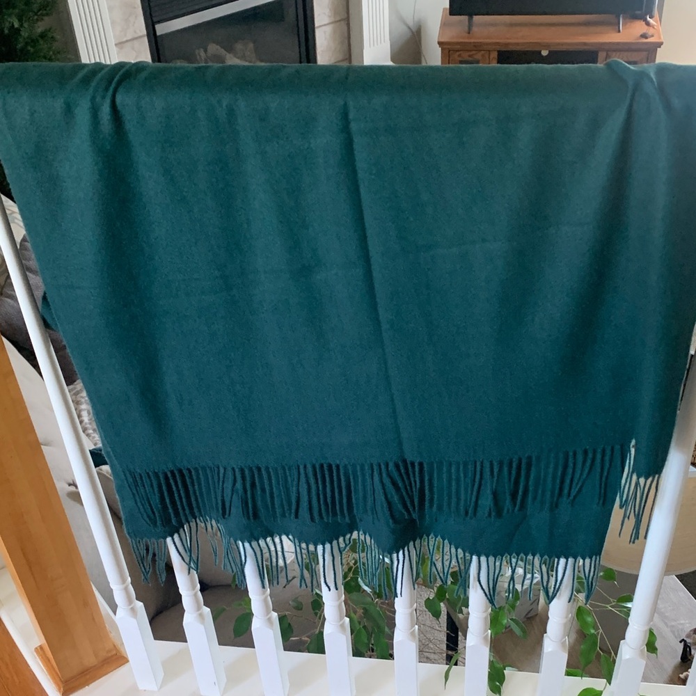 Green Cashmere Scarf